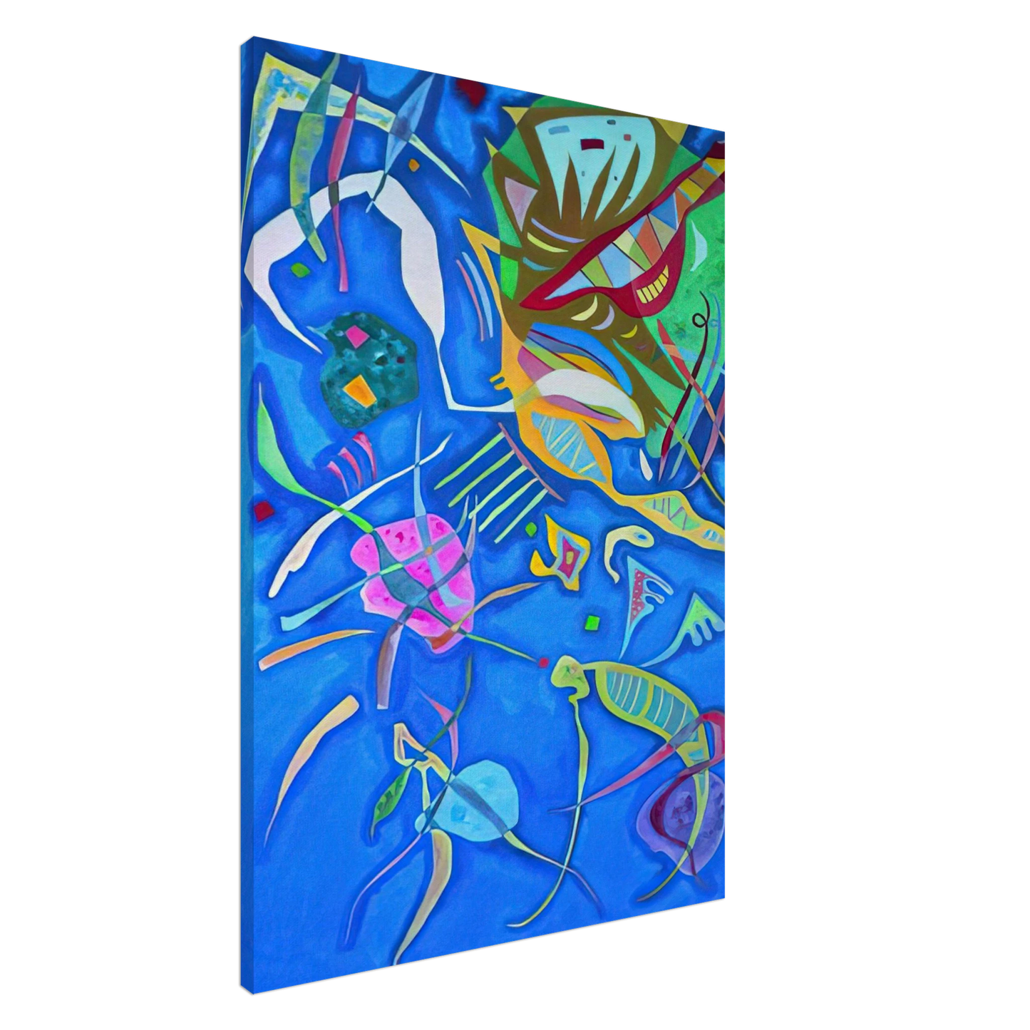 Wassily Kandinsky - GROUPING 1937 Canvas - 20x30 cm / 8x12 inches-canvas