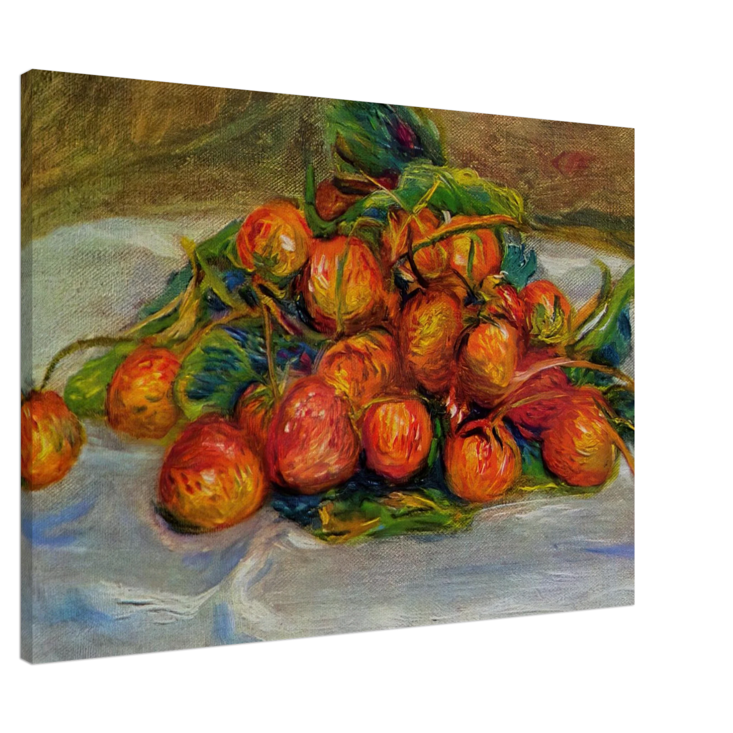 Pierre-Auguste Renoir - Strawberries Canvas - 20x30 cm / 8x12 inches-canvas