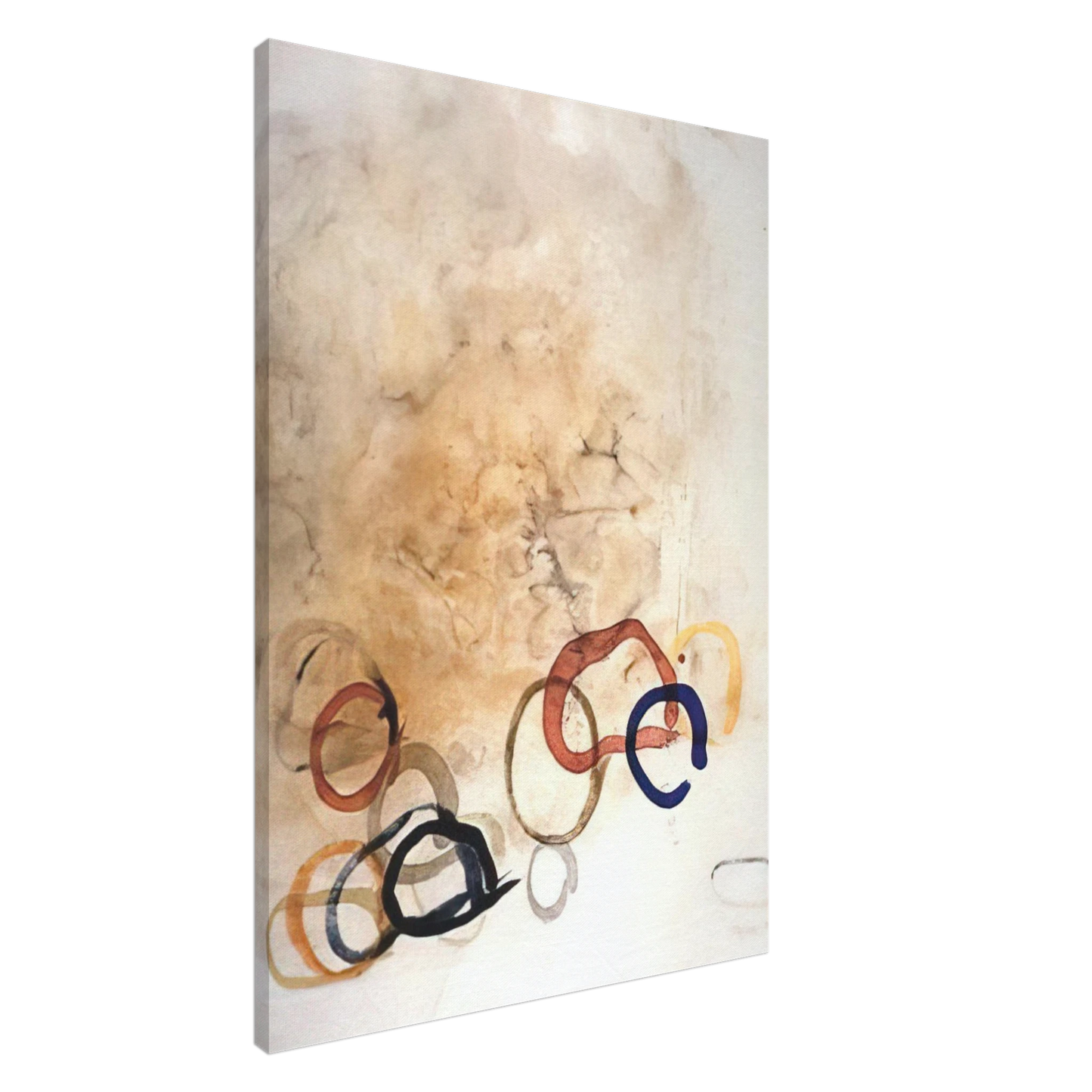 John Cage - 11 Stones - 1989 Canvas - 20x30 cm / 8x12 inches-canvas