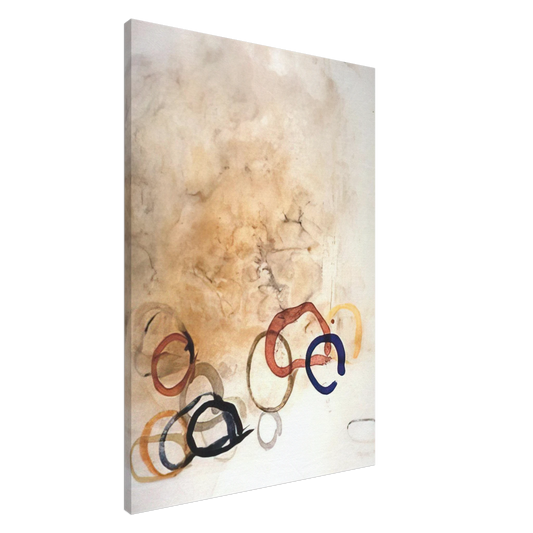 John Cage - 11 Stones - 1989 Canvas - 20x30 cm / 8x12 inches-canvas