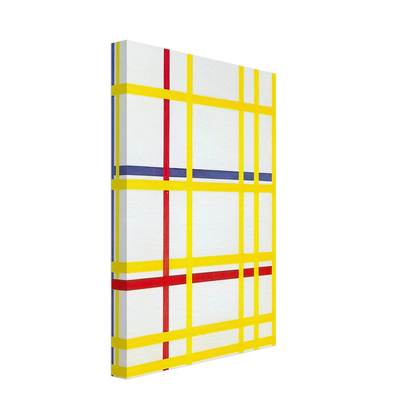 Piet Mondrian - New York City I Canvas - 70x100 cm / 28x40 inches-canvas