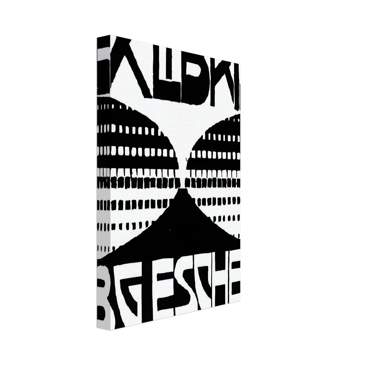 MC Escher - BOOKPLATE B G ESCHER BEER Canvas - 70x100 cm / 28x40 inches-canvas