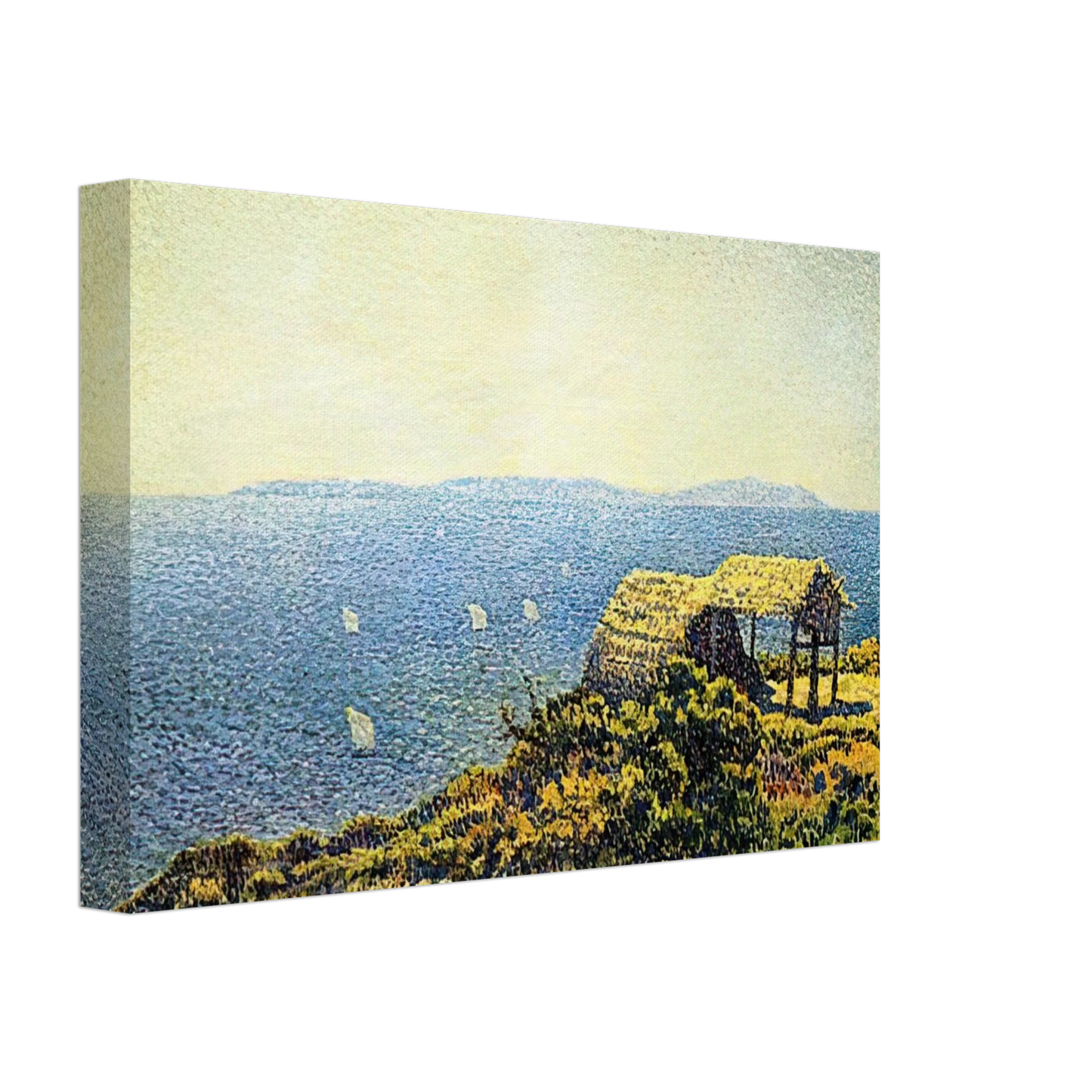 Theo van Rysselberghe - LEVANT ISLE Canvas - 70x100 cm / 28x40 inches-canvas