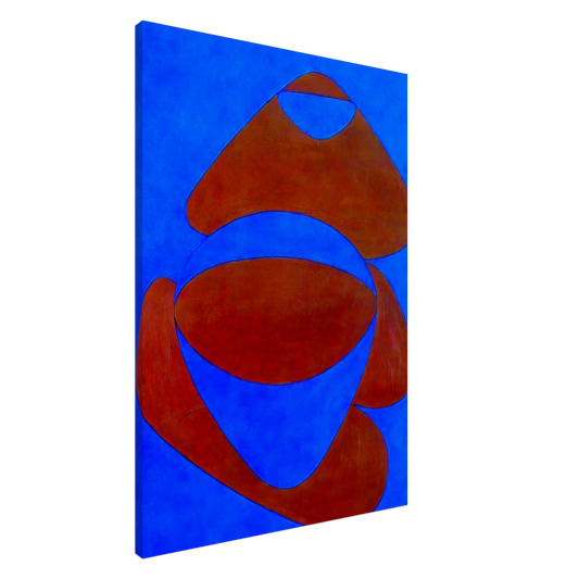 Victor Vasarely - Mar Caribe - 1950 Canvas - 20x30 cm / 8x12 inches-canvas