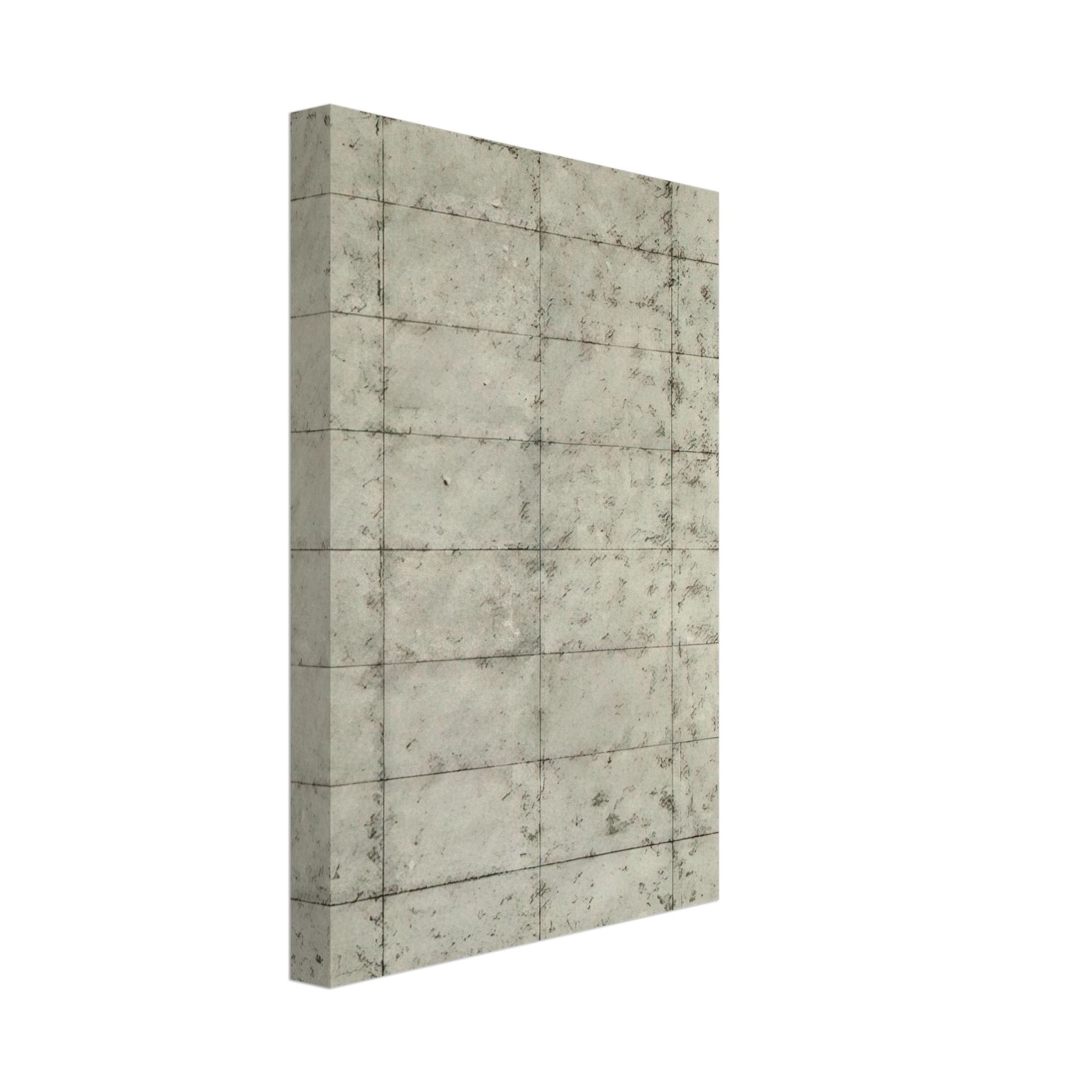 Brice Marden - Untitled Black and Cream Grid - 1964 Canvas - 70x100 cm / 28x40 inches-canvas