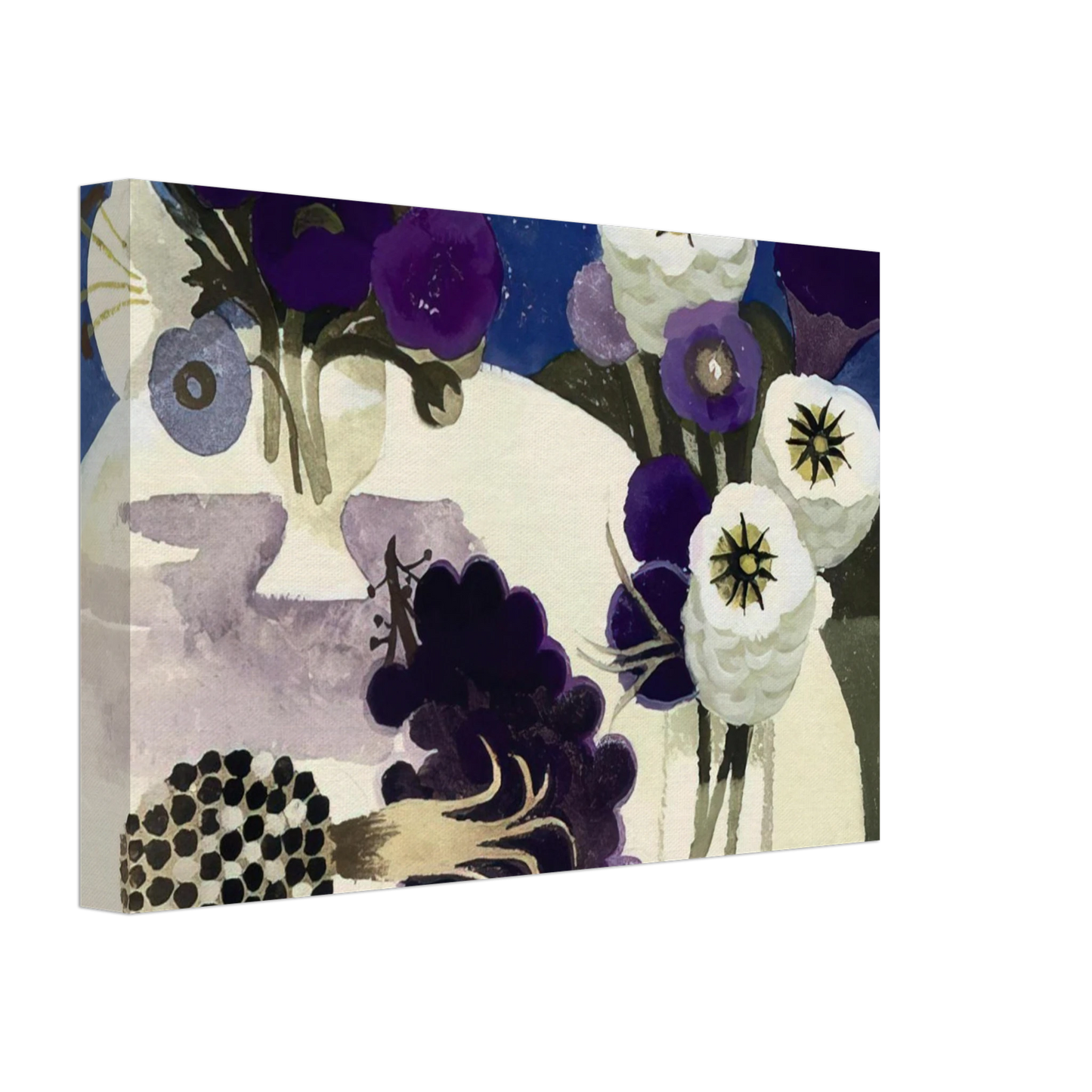 Mary Fedden - Blue - 2006 Canvas - 40x60 cm / 16x24 inches-canvas