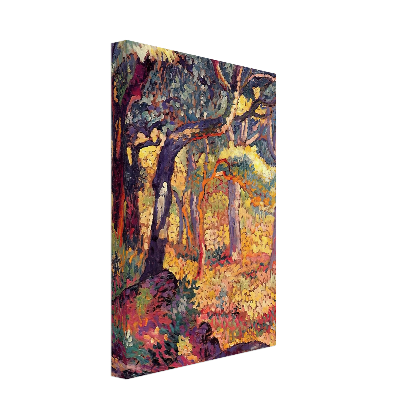 Henri-Edmond Cross - Study for The Clearing Canvas - 70x100 cm / 28x40 inches-canvas
