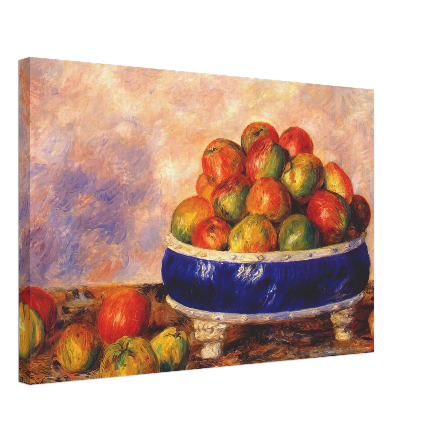 Pierre-Auguste Renoir - Apples in a dish Canvas - 70x100 cm / 28x40 inches-canvas