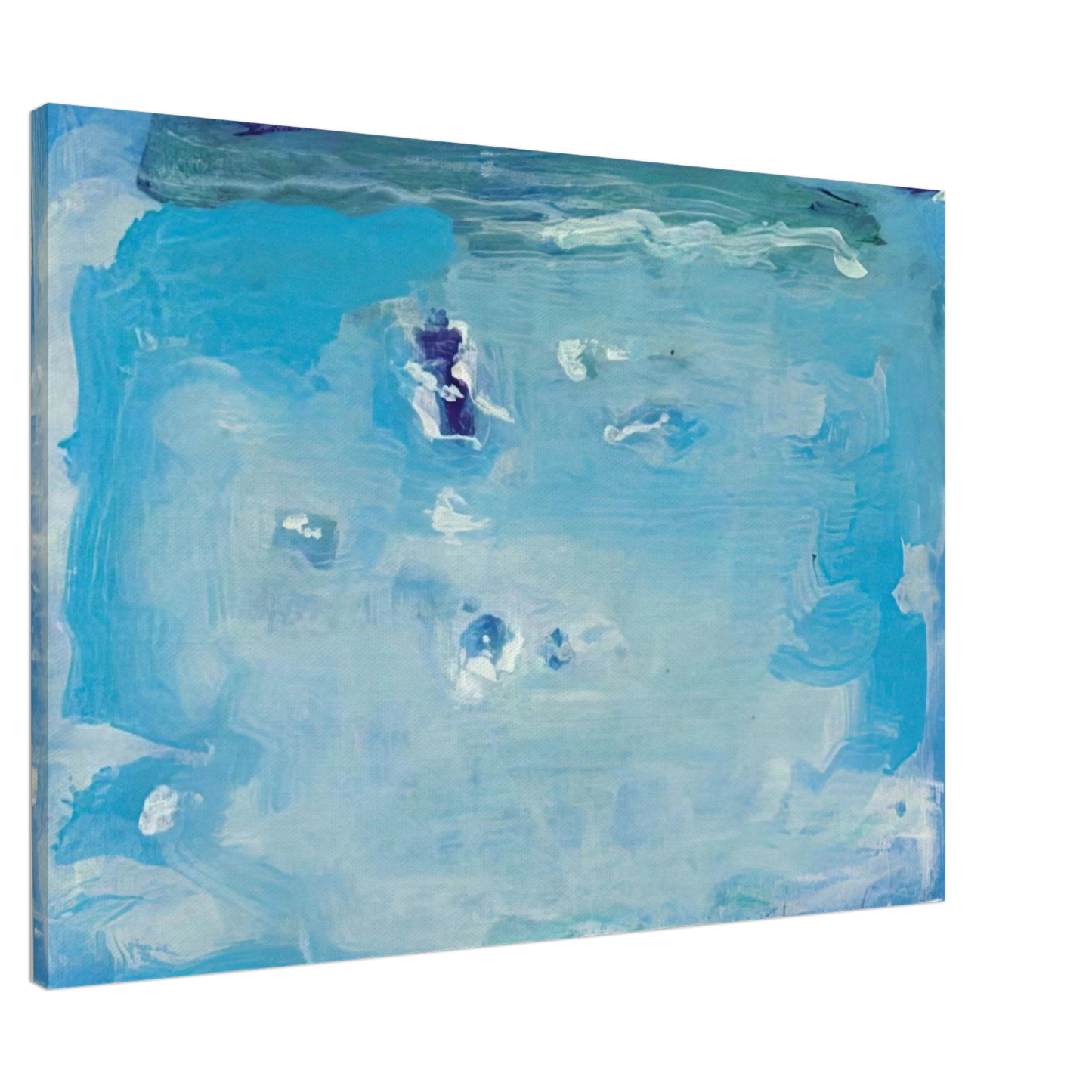 Helen Frankenthaler - Untitled - Color Field Painting, Lyrical Abstraction Canvas - 20x30 cm / 8x12 inches-canvas