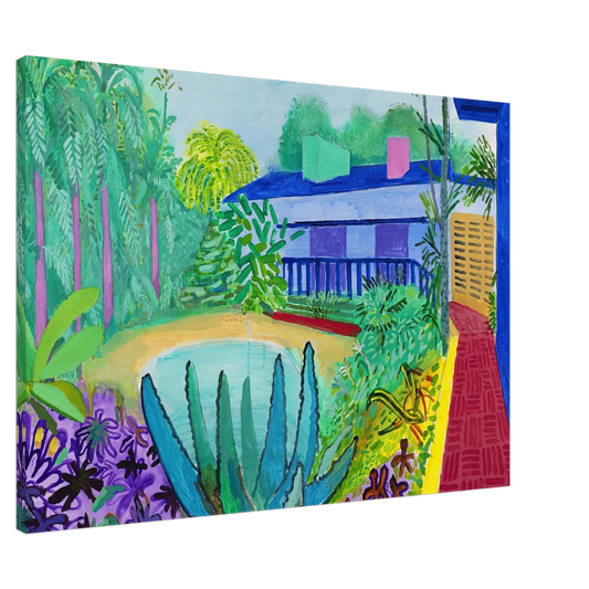 David Hockney - David Hockney Canvas - 20x30 cm / 8x12 inches-canvas