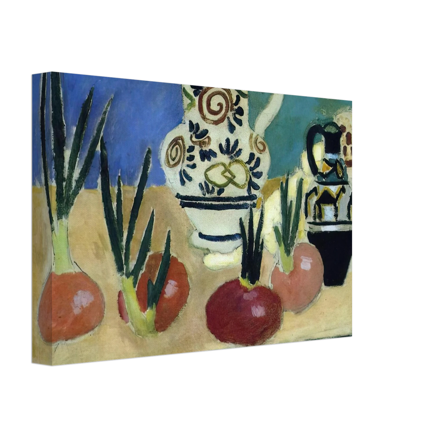 Henri Matisse - THE RED ONIONS 1906 Canvas - 40x60 cm / 16x24 inches-canvas