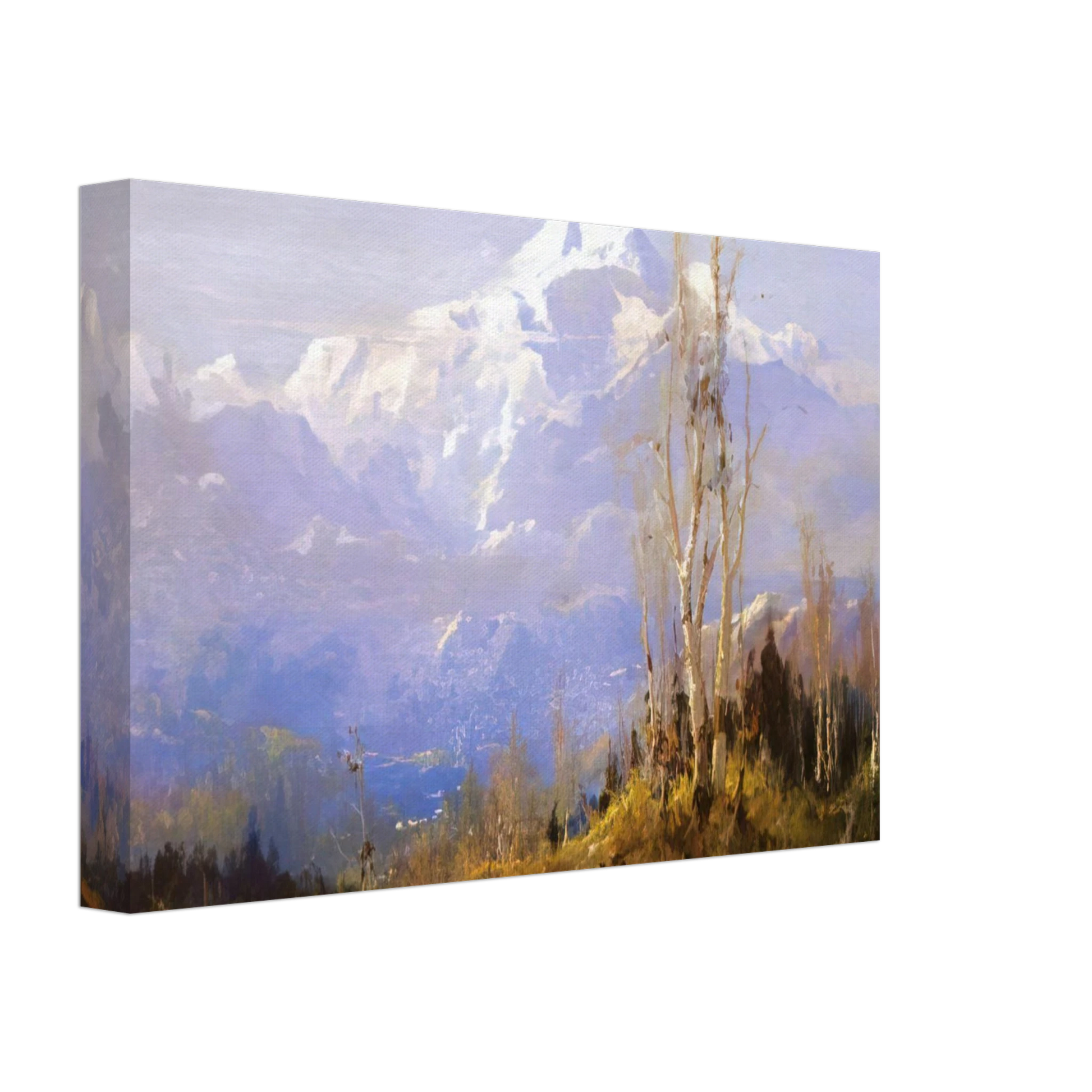 Sydney Laurence - Mount McKinley - Romanticism Canvas - 70x100 cm / 28x40 inches-canvas