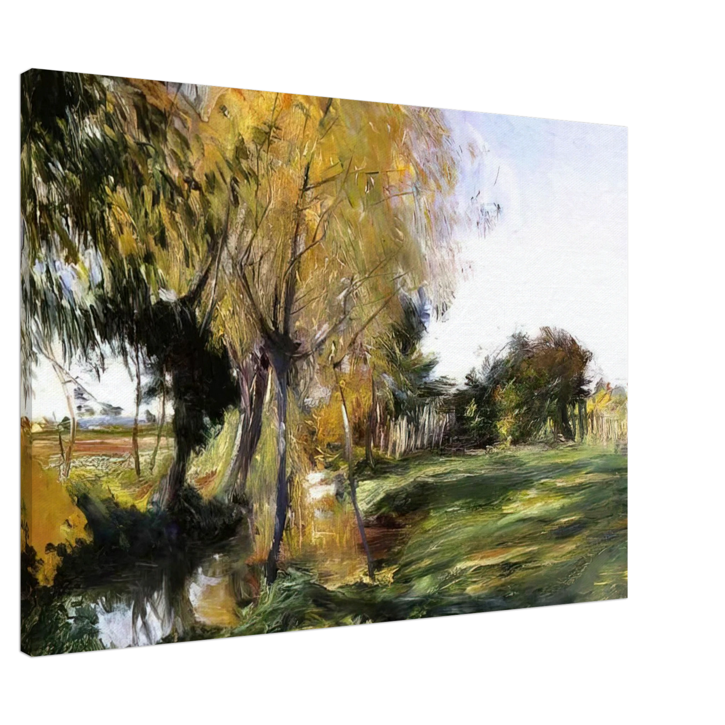 John Singer Sargent - Landscape at Broadway Canvas - 20x30 cm / 8x12 inches-canvas