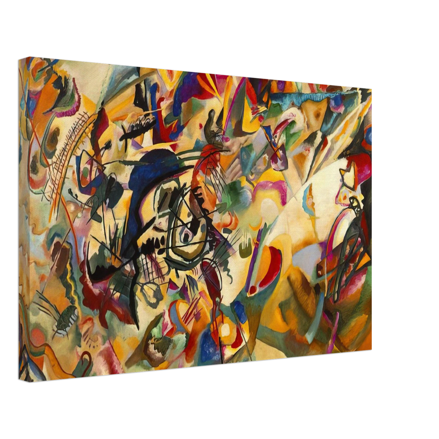 Wassily Kandinsky - COMPOSITION VII 1913 Canvas - 70x100 cm / 28x40 inches-canvas