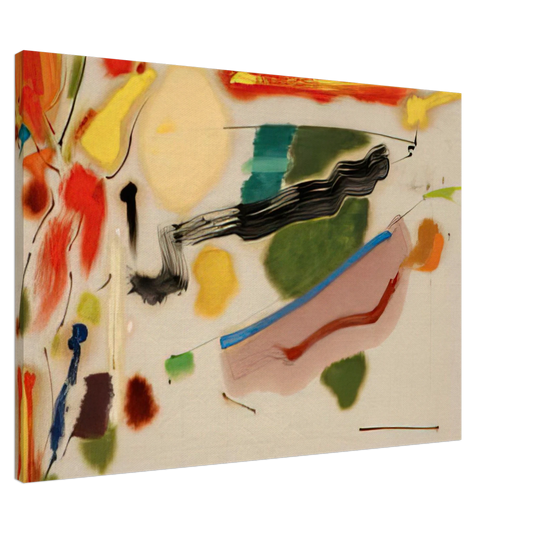 John Ferren - New York Summer Landscape - 1953 Canvas - 20x30 cm / 8x12 inches-canvas