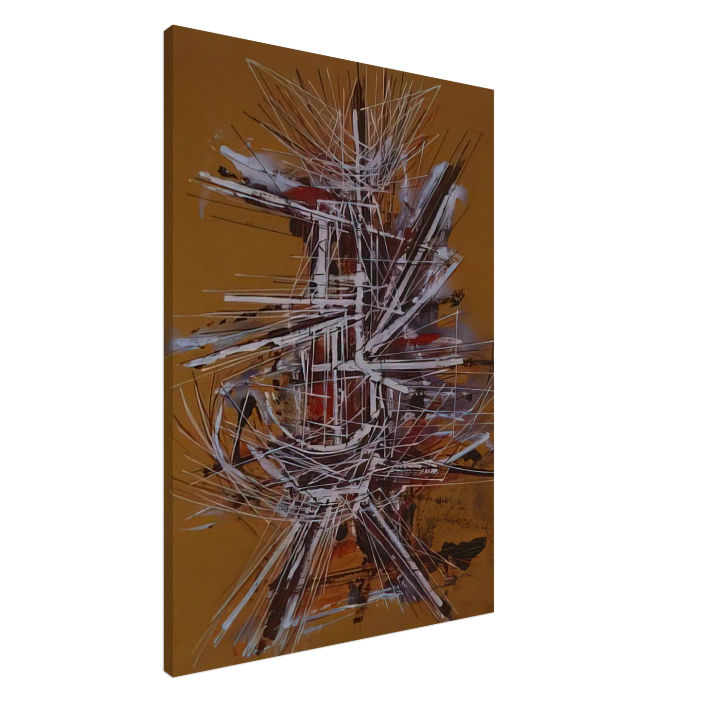 Jimmy Ernst - Southwest Image - 1958 Canvas - 20x30 cm / 8x12 inches-canvas