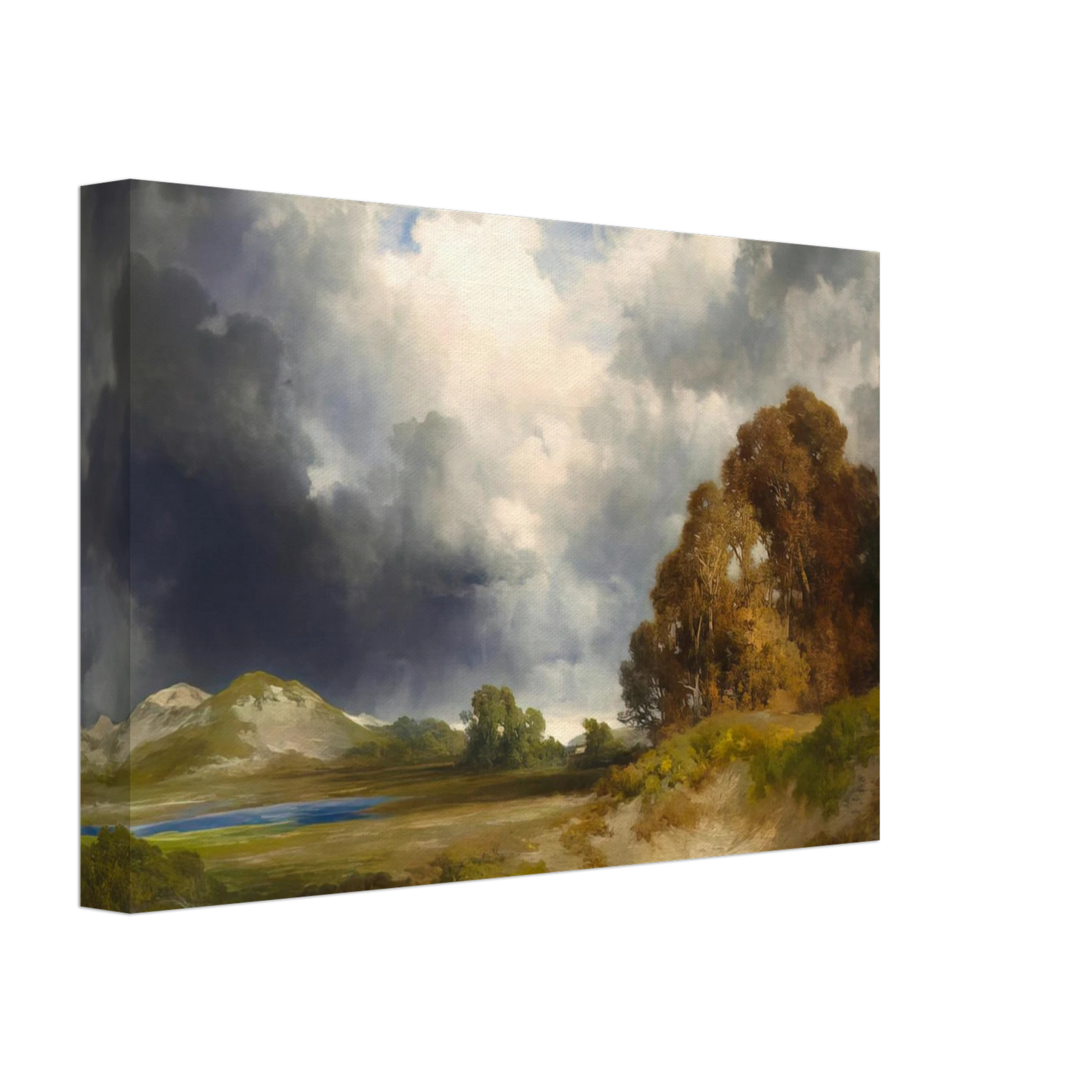 Thomas Moran - East Hampton Canvas - 70x100 cm / 28x40 inches-canvas