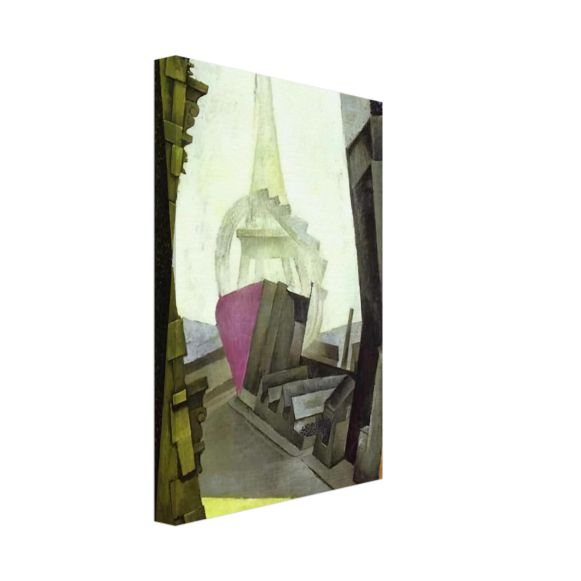 Diego Rivera - LA TOUR EIFFEL 1914 Canvas - 70x100 cm / 28x40 inches-canvas