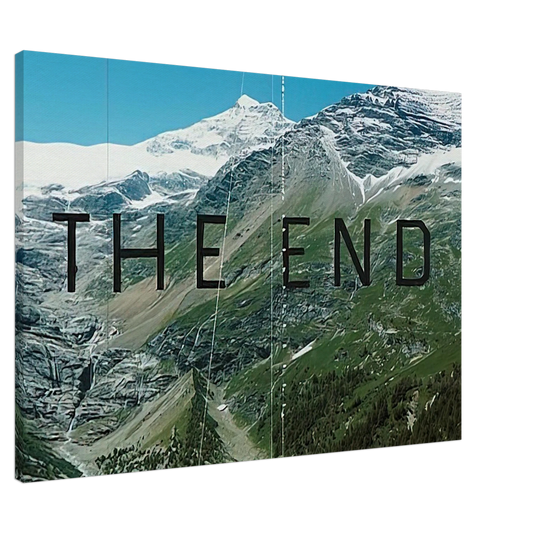 Edward Ruscha - THE END 87 2010 Canvas - 20x30 cm / 8x12 inches-canvas