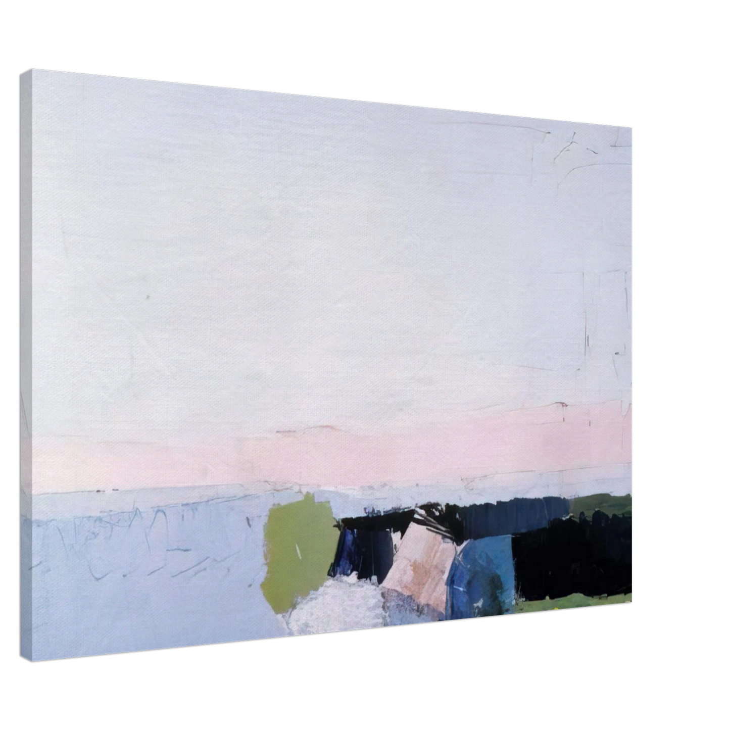 Nicolas de Stael - Bord de Mer - 1952 Canvas - 20x30 cm / 8x12 inches-canvas