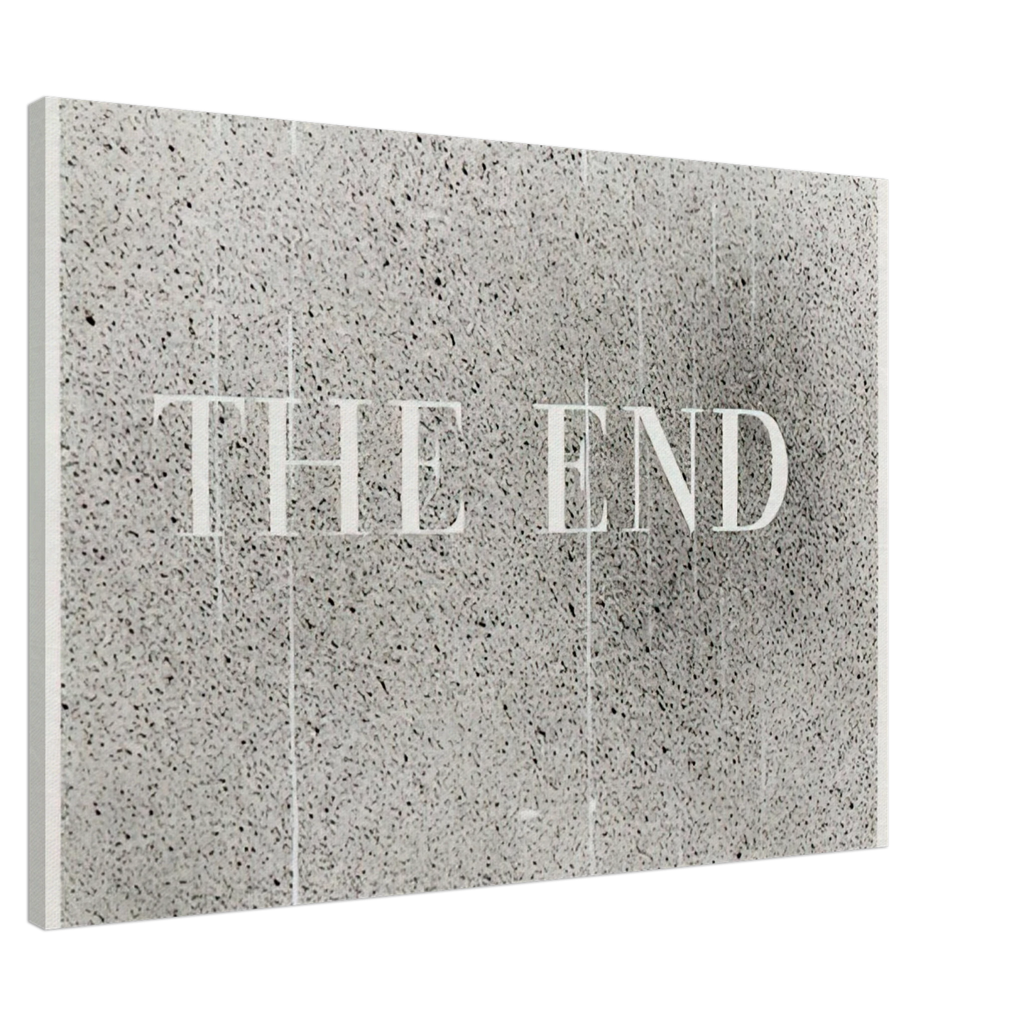 Edward Ruscha - THE END 60 2005 Canvas - 20x30 cm / 8x12 inches-canvas
