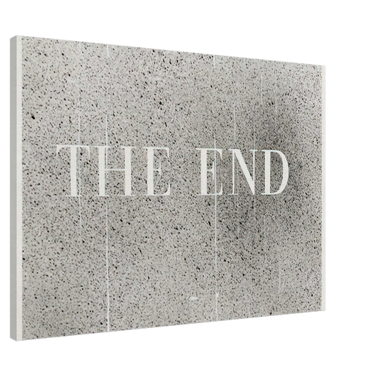 Edward Ruscha - THE END 60 2005 Canvas - 20x30 cm / 8x12 inches-canvas