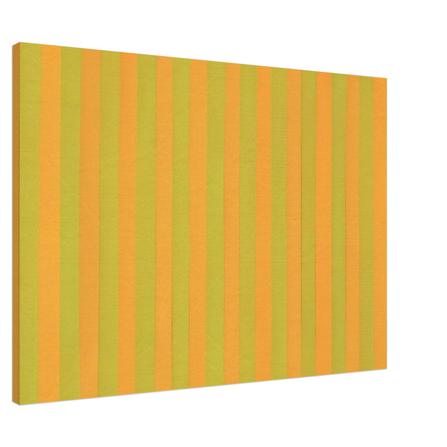 Gene Davis - Two Yellows - 1959 Canvas - 20x30 cm / 8x12 inches-canvas