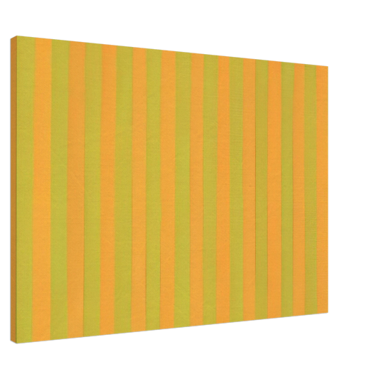 Gene Davis - Two Yellows - 1959 Canvas - 20x30 cm / 8x12 inches-canvas