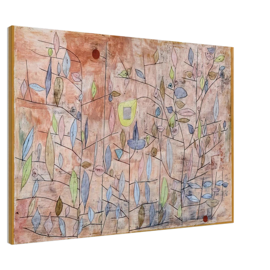 Paul Klee - SPARSE FOLIAGE 1934 Canvas - 20x30 cm / 8x12 inches-canvas