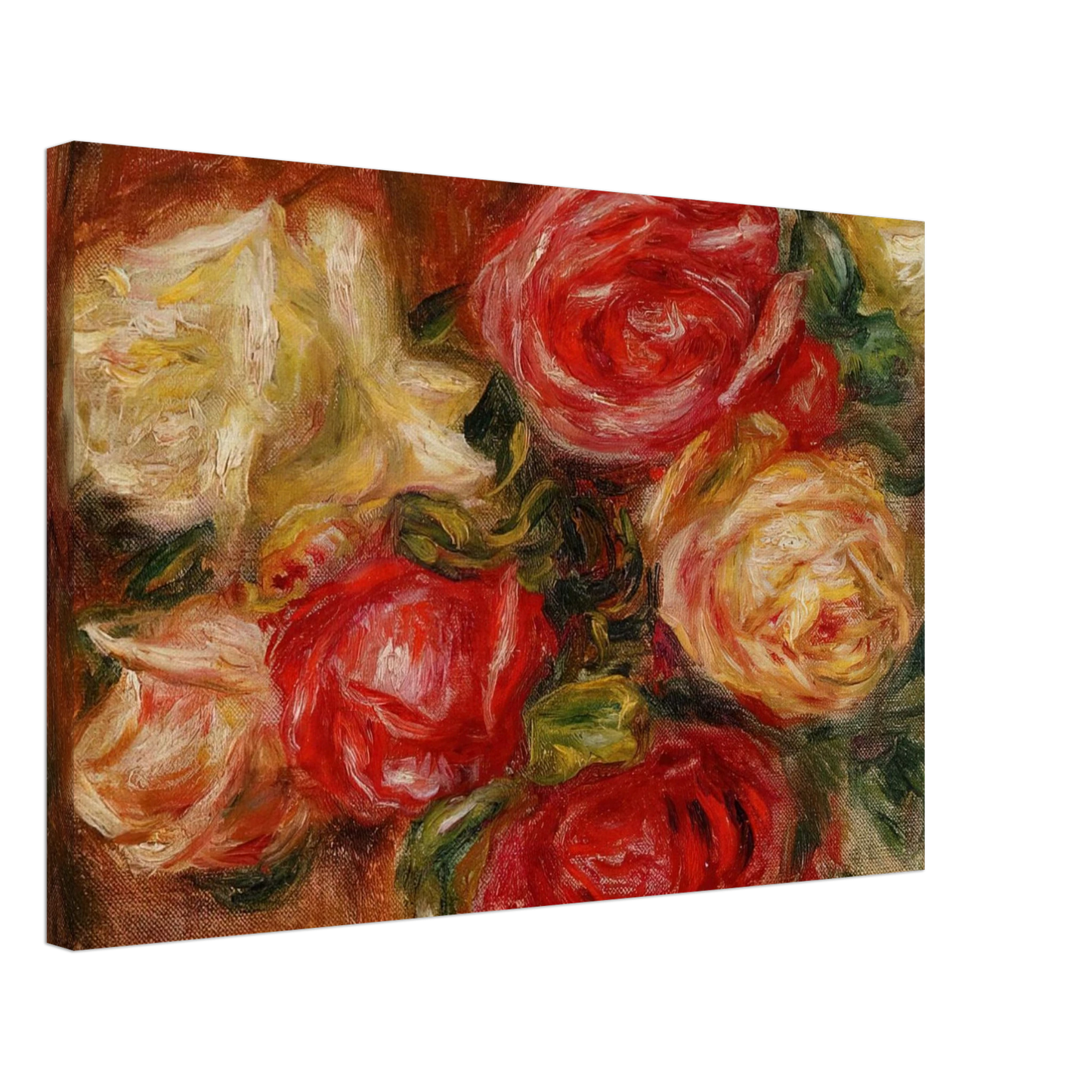 Pierre-Auguste Renoir - Bouquet of Flowers Canvas - 70x100 cm / 28x40 inches-canvas
