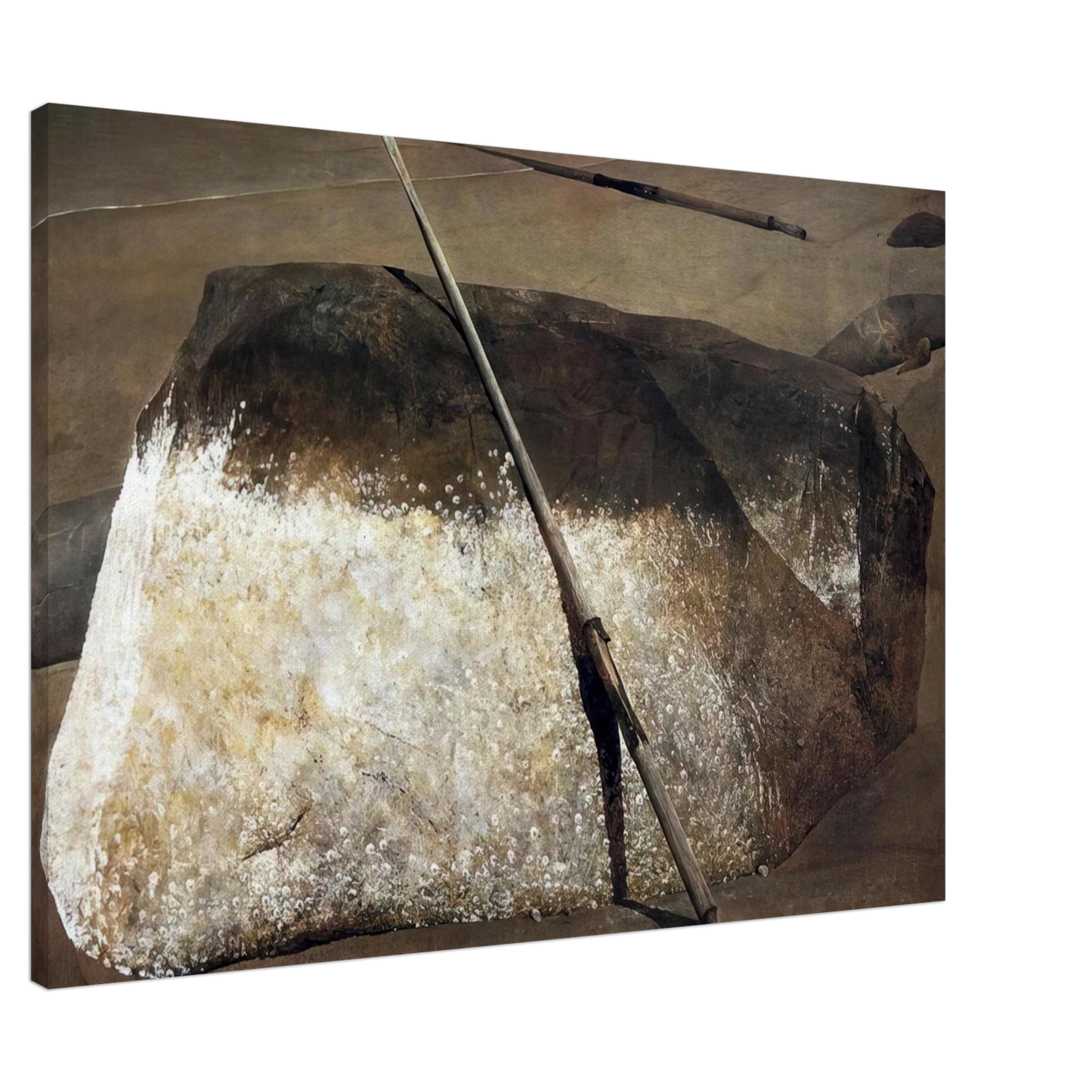 Andrew Wyeth - NOT DETECTED 38 Canvas - 20x30 cm / 8x12 inches-canvas