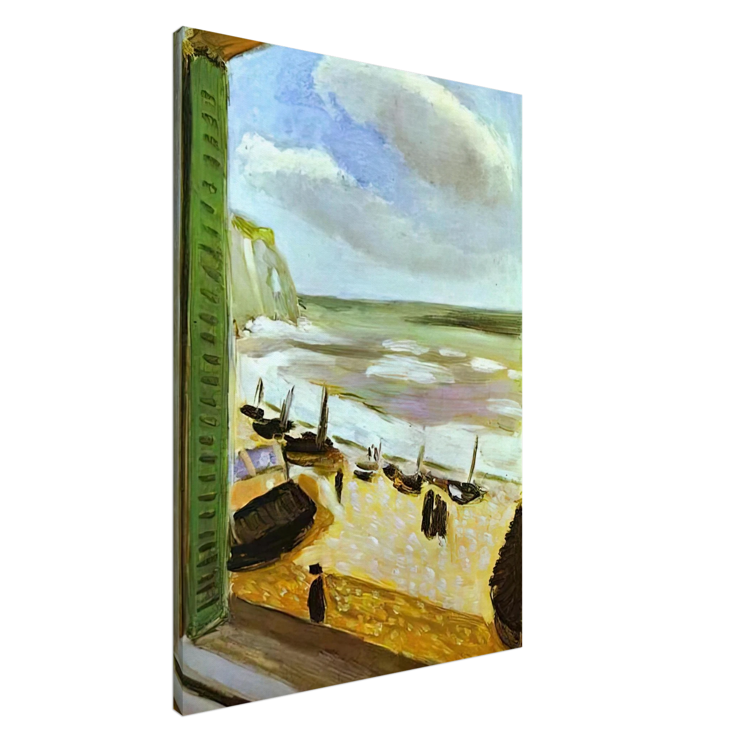 Henri Matisse - OPEN WINDOW AT COLLIOURE 1905 Canvas - 20x30 cm / 8x12 inches-canvas