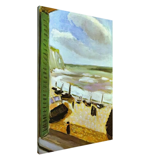 Henri Matisse - OPEN WINDOW AT COLLIOURE 1905 Canvas - 20x30 cm / 8x12 inches-canvas