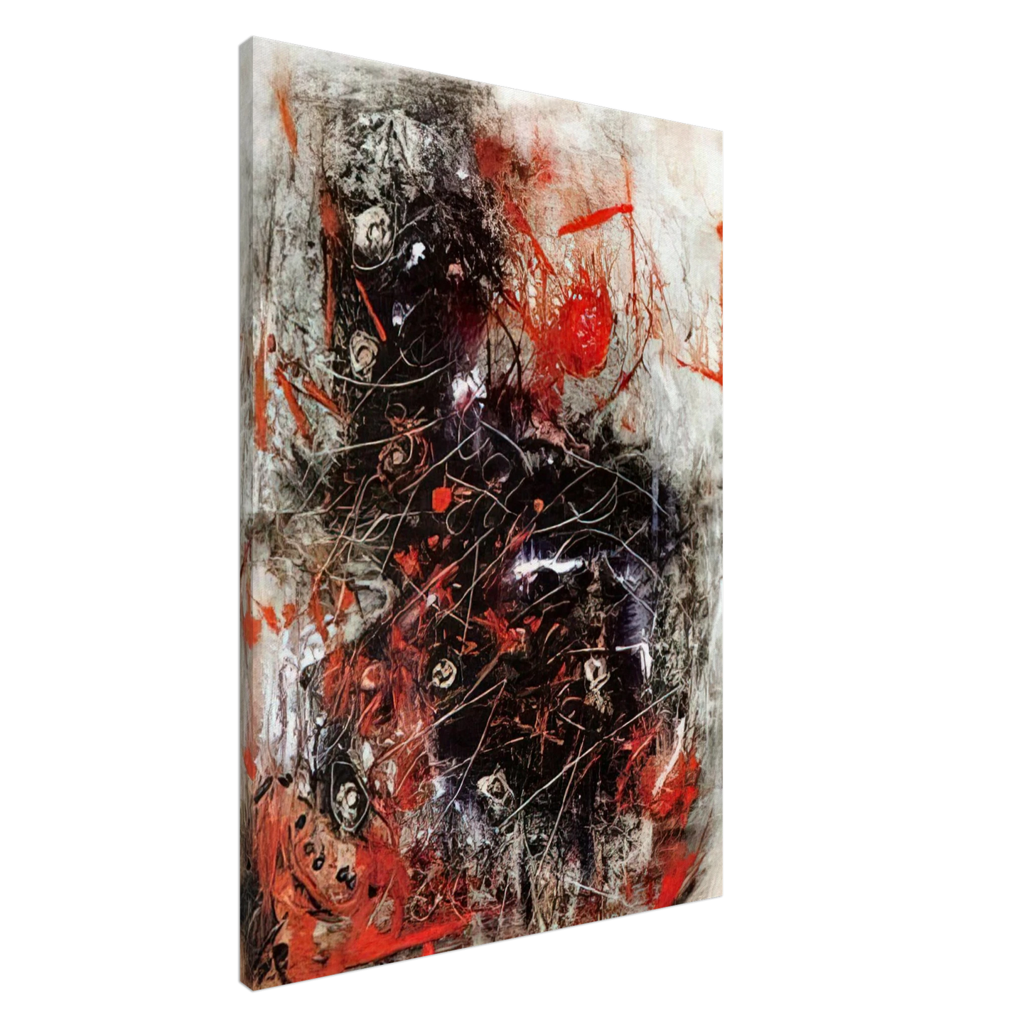 Wols - Oui, Oui, Oui - Tachisme Canvas - 20x30 cm / 8x12 inches-canvas