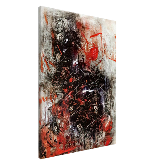 Wols - Oui, Oui, Oui - Tachisme Canvas - 20x30 cm / 8x12 inches-canvas