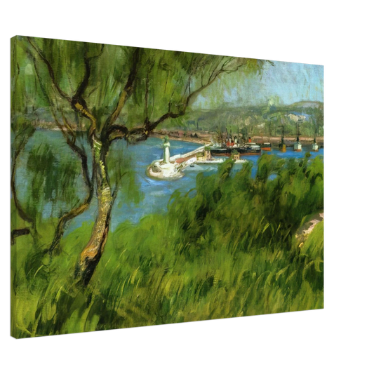 Raoul Dufy - VIEW OF A PORT Canvas - 20x30 cm / 8x12 inches-canvas