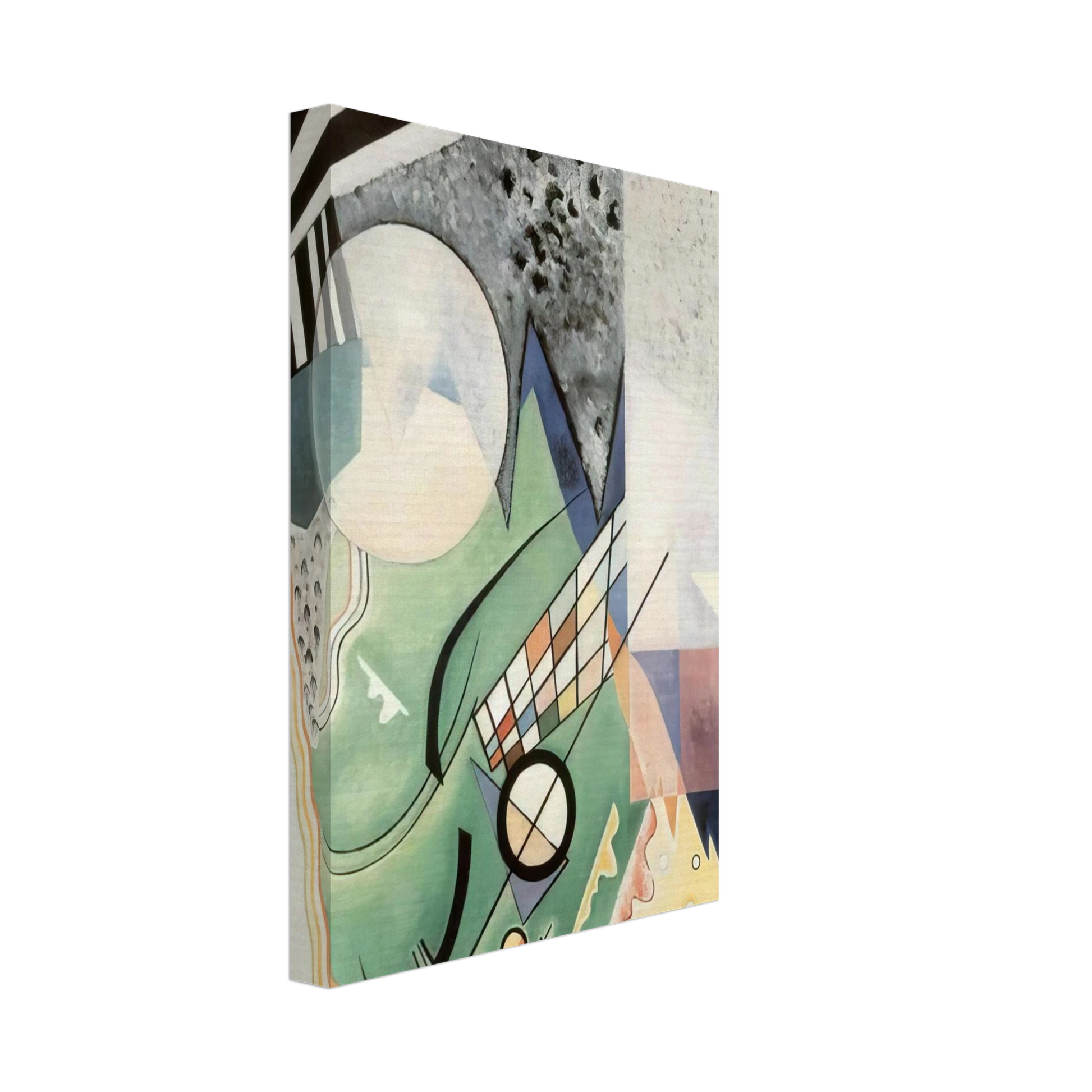 Wassily Kandinsky - GREEN COMPOSITION 1923 Canvas - 70x100 cm / 28x40 inches-canvas