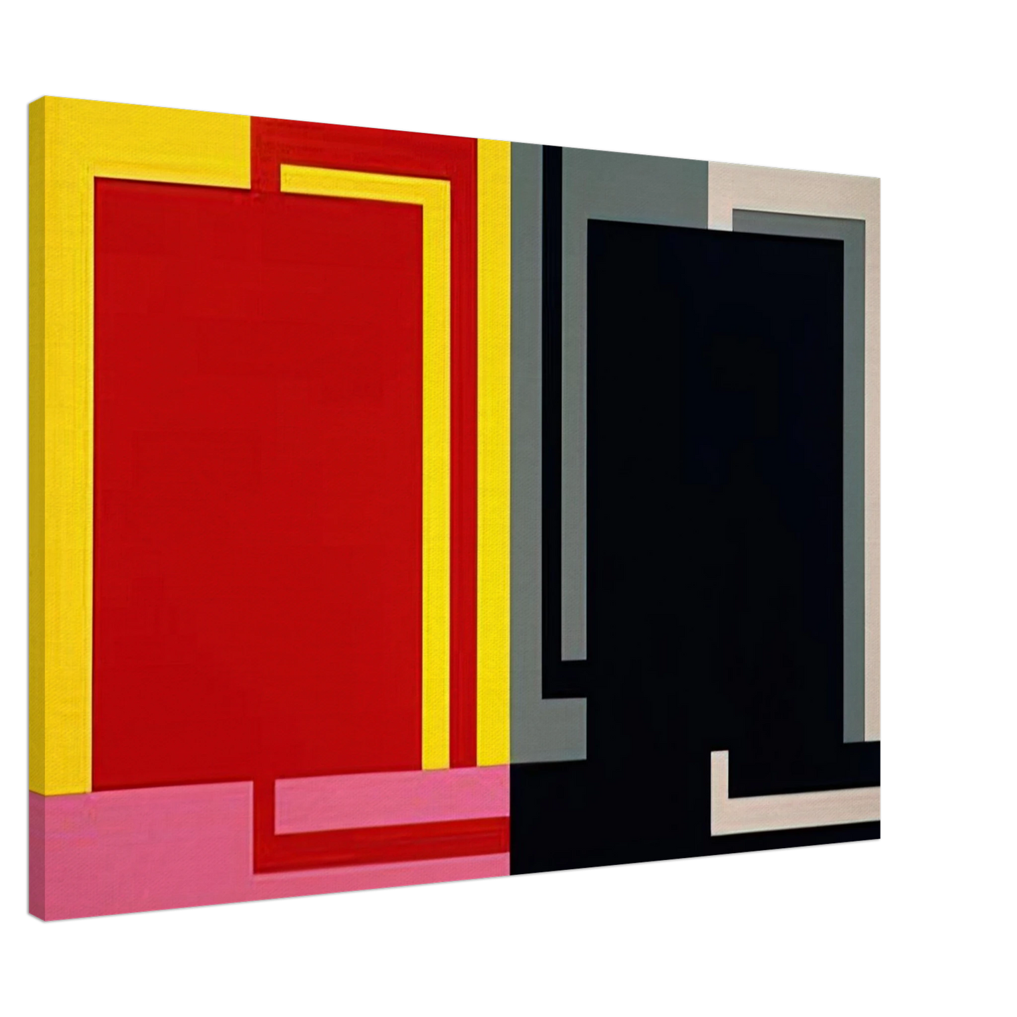 Peter Halley - Double Elvis - 1990 Canvas - 20x30 cm / 8x12 inches-canvas