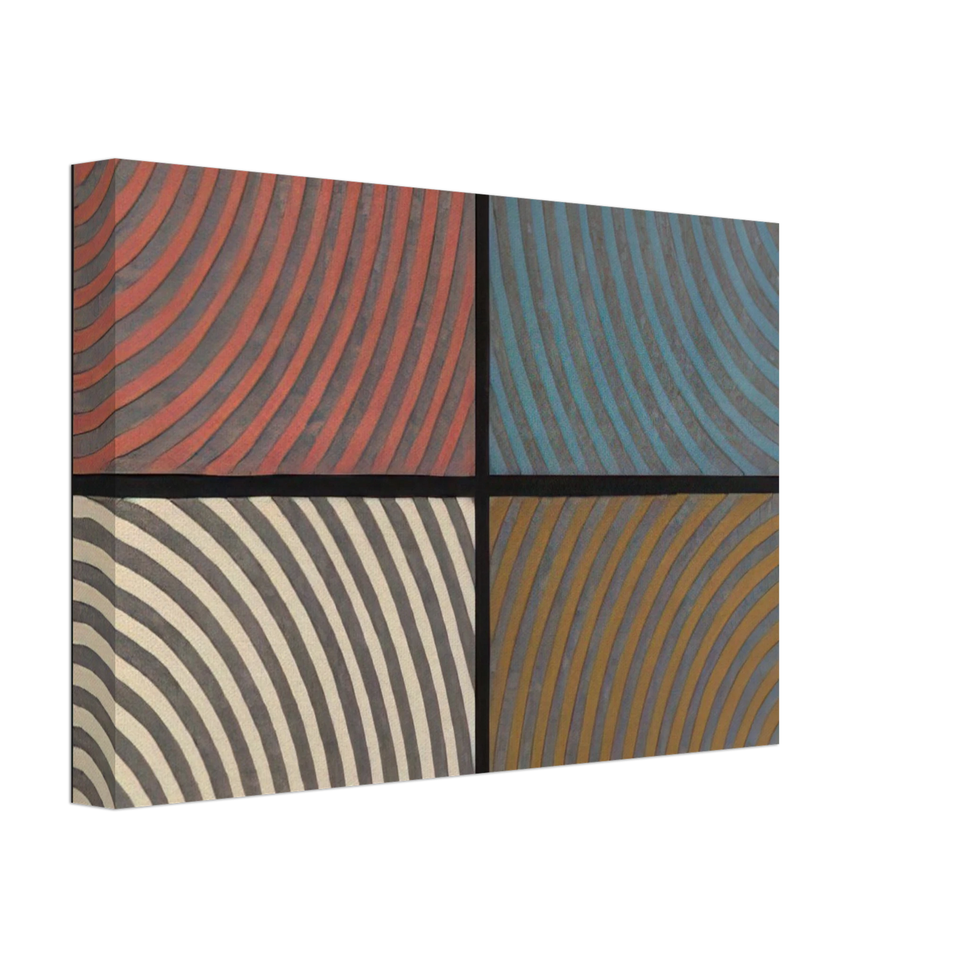 Sol LeWitt - Arcs from Four Corners Canvas - 40x60 cm / 16x24 inches-canvas