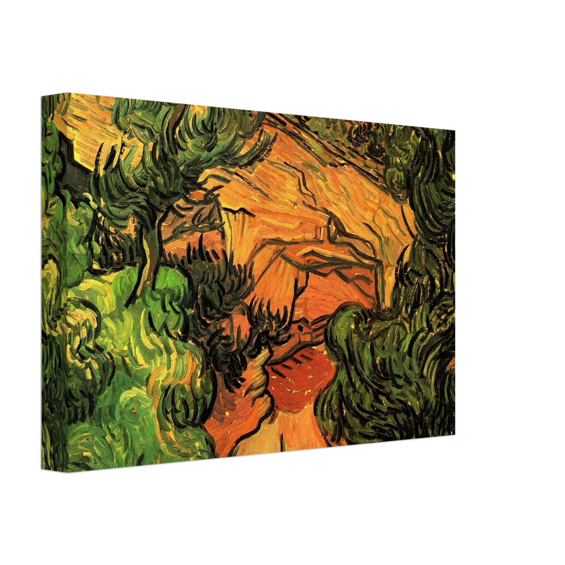 Vincent van Gogh - Entrance to a Quarry Canvas - 40x60 cm / 16x24 inches-canvas