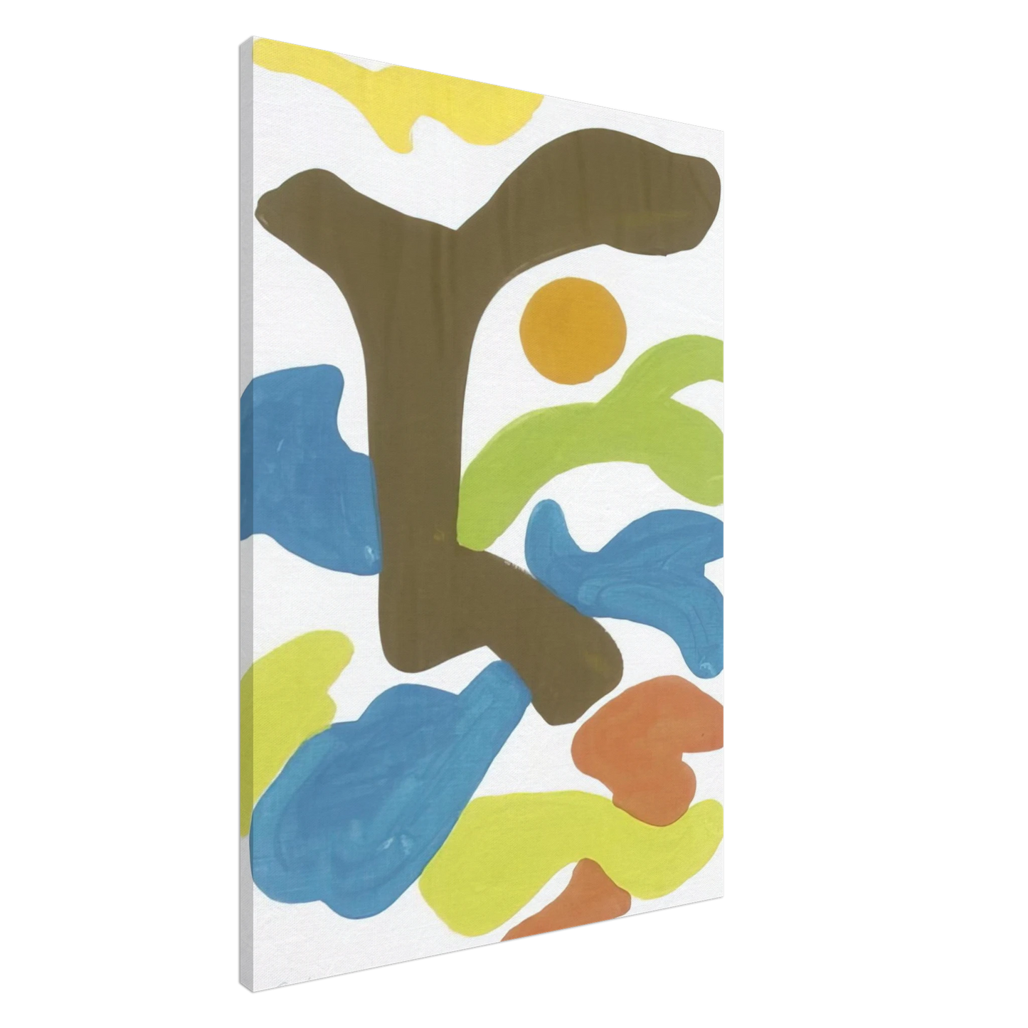 Charles Lapicque - Le premier jour - 1970 Canvas - 20x30 cm / 8x12 inches-canvas