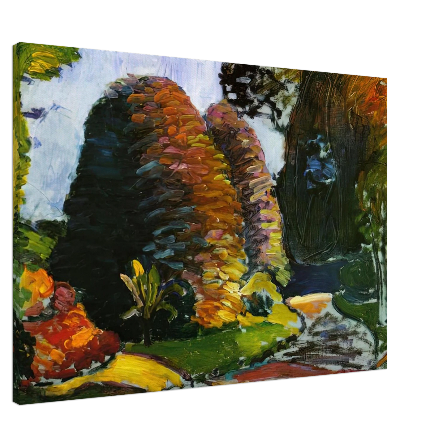 Henri Matisse - LUXEMBOURG GARDENS 1903 Canvas - 20x30 cm / 8x12 inches-canvas