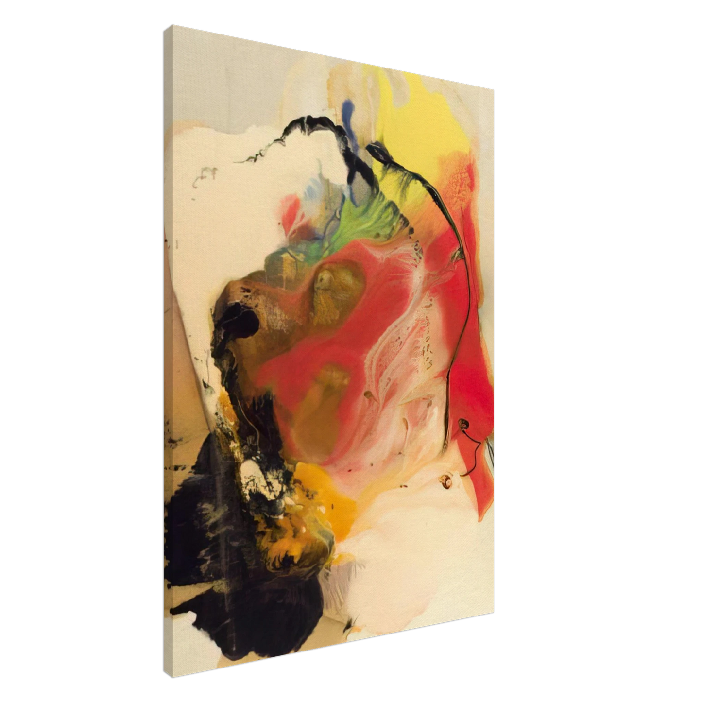 Paul Jenkins - Pompey's Head - 1958 Canvas - 20x30 cm / 8x12 inches-canvas