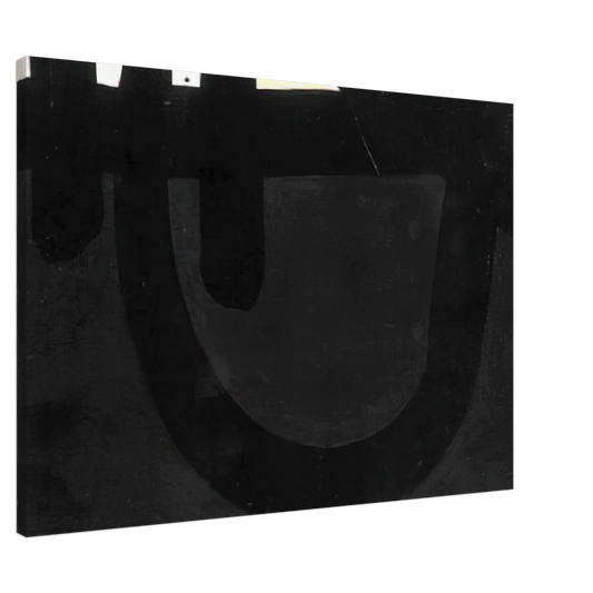 Pierre Soulages - Peinture 8 aout 1974 - 1974 Canvas - 20x30 cm / 8x12 inches-canvas