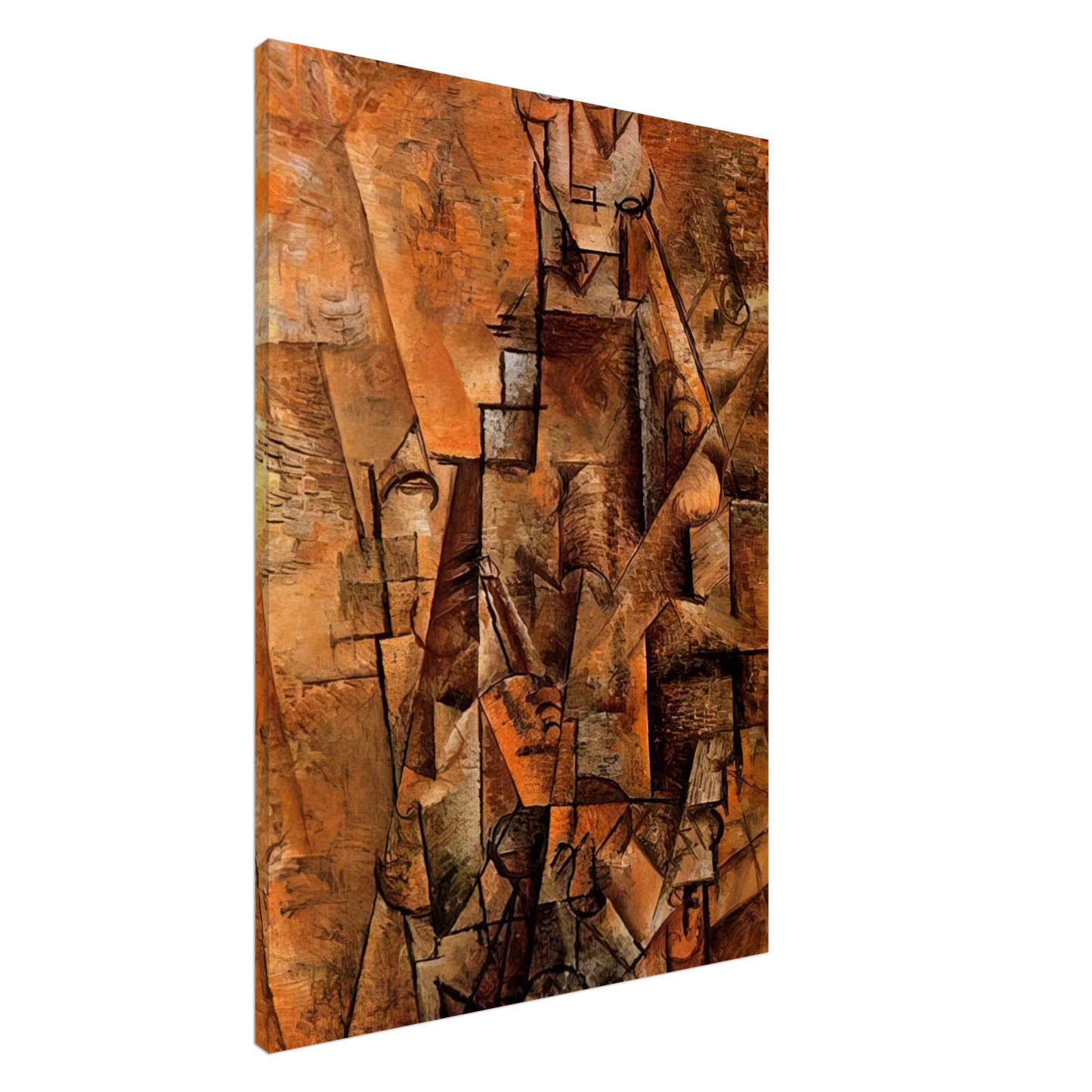 Pablo Picasso - Clarinetist - 1911 Canvas - 20x30 cm / 8x12 inches-canvas