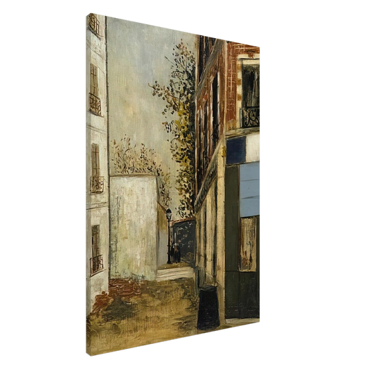 Maurice Utrillo - CABARE BELLE GABRIELLE Canvas - 20x30 cm / 8x12 inches-canvas