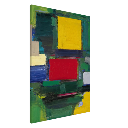 Hans Hofmann - The Gate Canvas - 20x30 cm / 8x12 inches-canvas