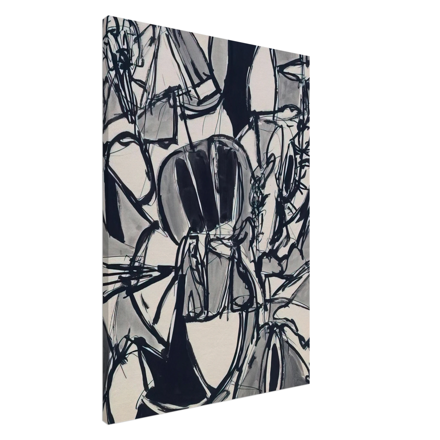 Gene Davis - Bird Land - 1952 Canvas - 20x30 cm / 8x12 inches-canvas