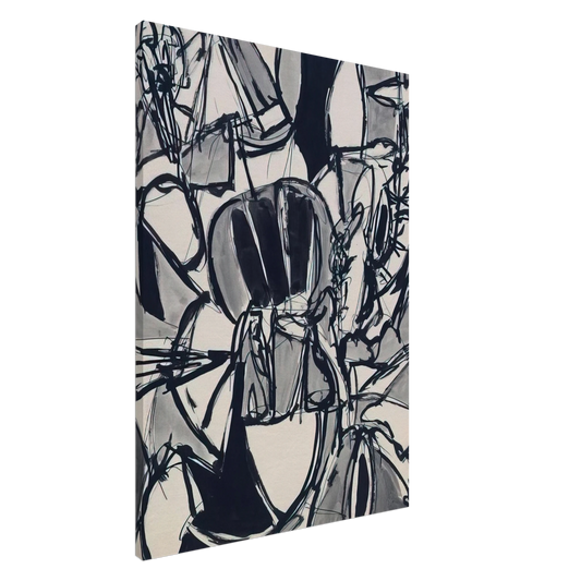 Gene Davis - Bird Land - 1952 Canvas - 20x30 cm / 8x12 inches-canvas