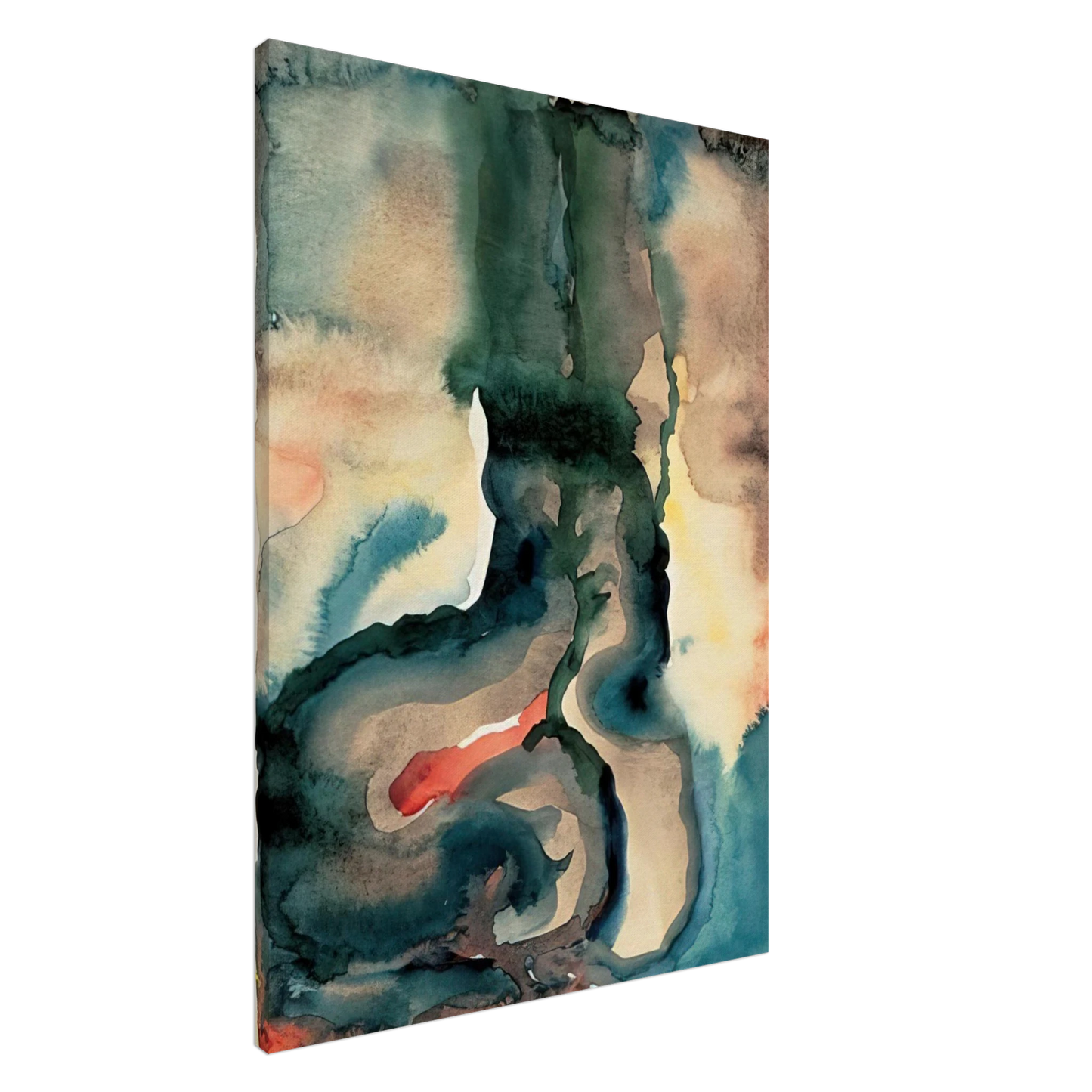 Georgia O'Keeffe - Portrait No. III Canvas - 20x30 cm / 8x12 inches-canvas